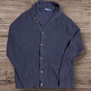 Polo Ralph Lauren Sweater Mens LT Shawl Collar Button Cardigan Knit Pullover